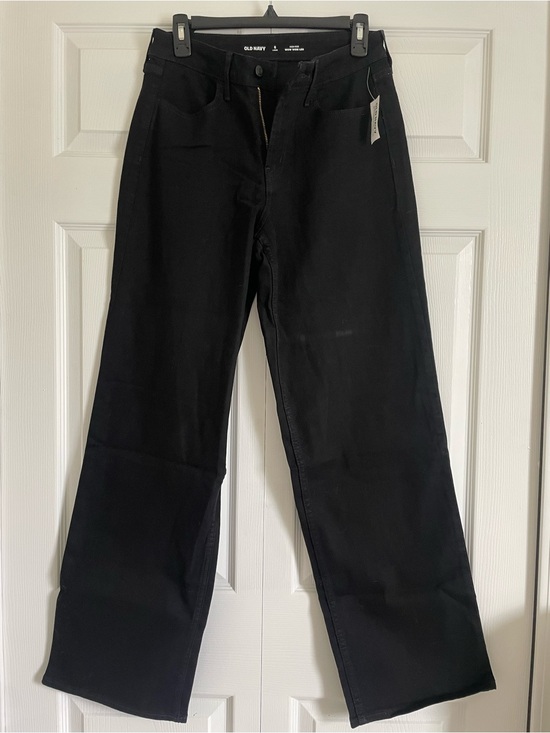 Old Navy Denim - Old Navy Black Wow Wide-Leg Jeans